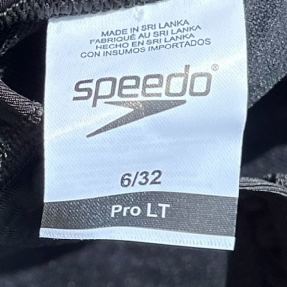 🌻NEW Speedo Competitive Black1-Piece ProLT Super Pro Swimsuit Women Size 6/32 - Picture 8 of 12